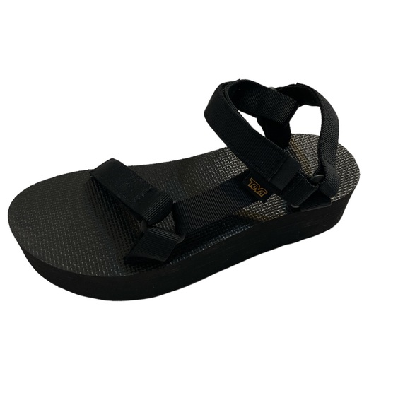 Teva Shoes Teva Midform Universal Left Sandal Womans Platform Black